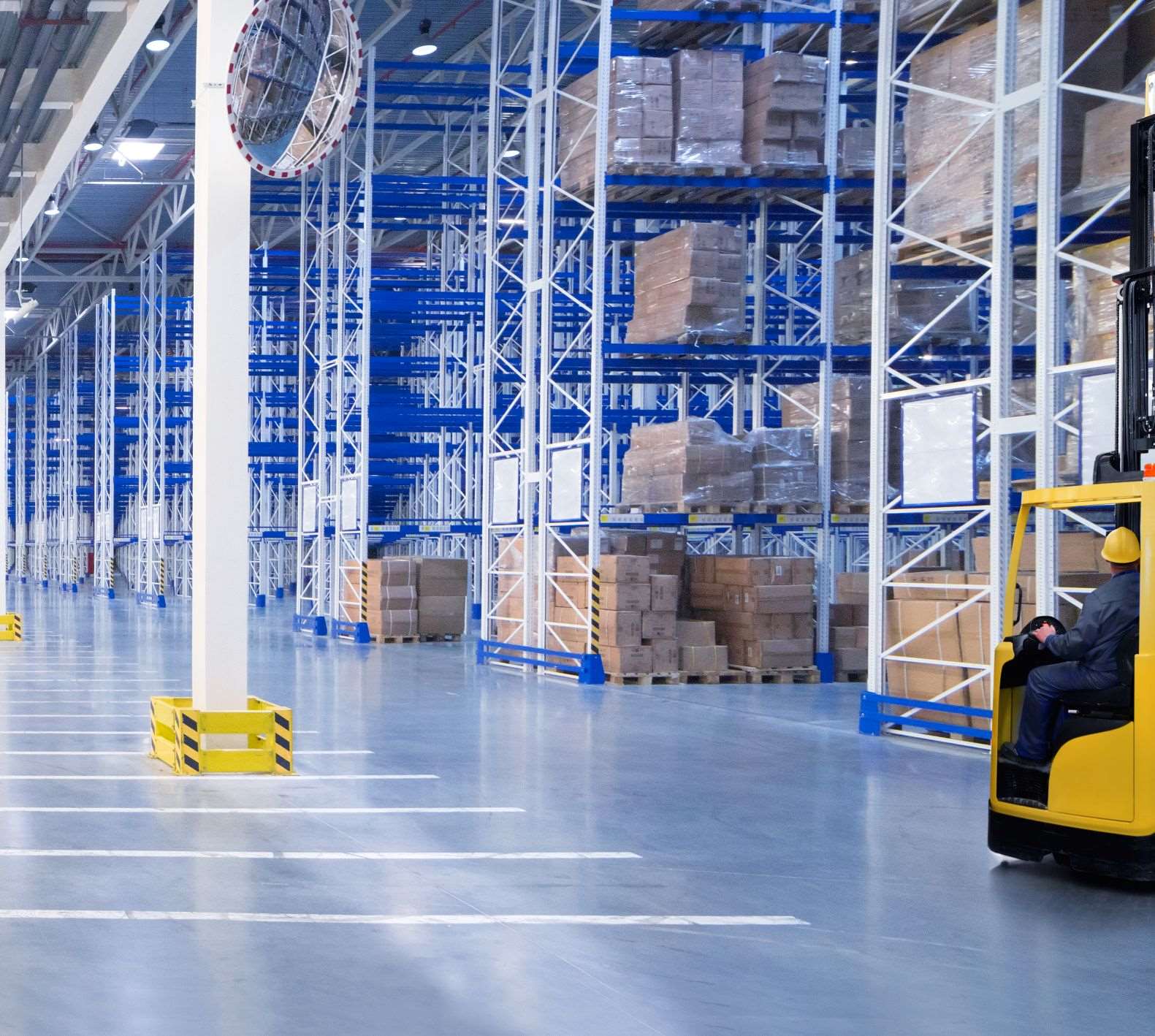 Logistikfläche, Logistiker, Lagerlogistik, Warehouse